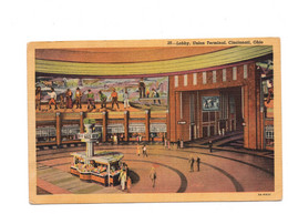 16338 " LOBBY-UNION TERMINAL-CINCINNATI "-CART.POST. SPED.1951 - Cincinnati