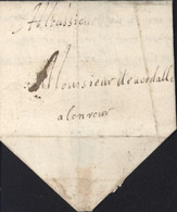 Creuse 23 Lettre D'Aubusson 13 MAY 1665 Taxe Manuscrite - ....-1700: Voorlopers