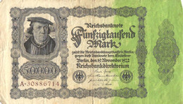 Germany:50000 Mark 1922 - 50000 Mark