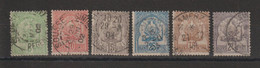 Tunisie 1888-1901 Série 22-27, 6 Val Oblit Used - Used Stamps