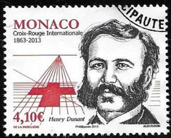 MONACO  -  TIMBRE N° 2866  - HENRY DUNANT   -   OBLITERE  - 2013 - Gebruikt