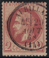 EMPIRE - N°26B - OBLITERATION CACHET A DATE - AURILLAC - CANTAL - COTE TIMBRE 50€. - Andere & Zonder Classificatie