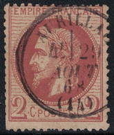 EMPIRE - N°26B - OBLITERATION CACHET A DATE - AURILLAC - CANTAL - COTE TIMBRE 50€. - Otros & Sin Clasificación