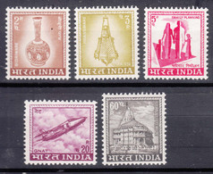 India 1967 Mi#433-437 Mint Never Hinged - Neufs