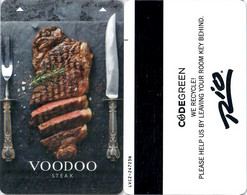 Rio Voodoo Steak -3292- Las Vegas- Las Vegas- Las Vegas Las Vegas- Hotelkarte, Hotel Key Card, Roomkey - Cartes D'hotel