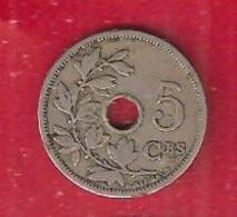BELGIQUE - 5 CENTIMES - LÉOPOLD II - 1904 - 5 Centimes