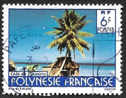 POLYNESIE 1979 -  YT  137 -  Case De Tuamotu - Oblitéré - Usati