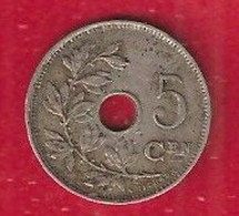 BELGIQUE - 5 CENTIMES - ALBERT I - 1922 - 5 Cent