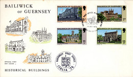 Guernsey 141/44 FDC Sonderstempel - Guernsey