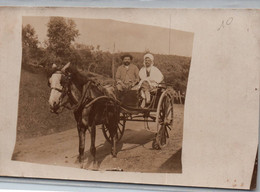 TRES JOLIE CARTE PHOTO / ATTELAGE / MAGHREB ? - Taxi & Carrozzelle