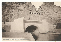 CPA , D.13, Marseille , L' Estaque , Canal Du Rhône - L'Estaque