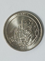 USA - ¼ Dollar, 2012P, Acadia National Park Quarter, Unc, KM# 521 - 2010-...: National Parks