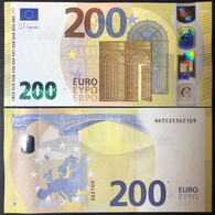 AUSTRIA 200 € Lagarde NB N004E3 Q.FDS  COD.€.163 Solo Bonifico Only Bank Transfert To Pay - 200 Euro