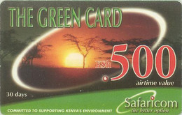 Kenya Safaricom The Green Card 500 KSh-exp.30-06-2003 - Kenia