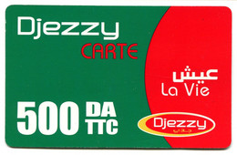 Algeria Djezzy Prepaid Card 500 - Algérie