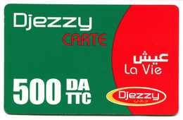 Algeria Djezzy Prepaid Card 500 - Algerien