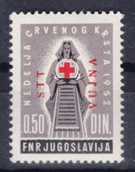 Italy Yugoslavia Trieste Zone B, Red Cross Porto 1952 Sassone#65 Mint Never Hinged - Ongebruikt