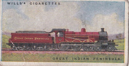 Railway Engines 1924 -  38 Great Indian Peninsular Railways   - Wills Cigarette Card - Trains - Wills