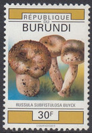 Burundi 1992 - Definitive Stamp: Mushrooms - M 1749 ** MNH [1471] - Nuovi