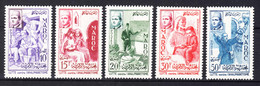 Morocco 1956 Mi#415-419 Mint Hinged - Marokko (1956-...)