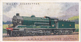 Railway Engines 1924 -   8 LM&S Railway  - Wills Cigarette Card - Trains - Wills