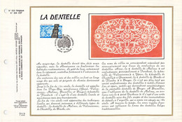 CEF 1989 - FDC 1er Jour - La Dentelle - Lot De Deux CEF N°408 Et 409 - 1981-1990