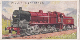 Railway Engines 1924 -   11 LM&S  Railway  - Wills Cigarette Card - Trains - Wills