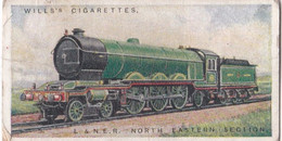 Railway Engines 1924 -   18 L&NE  Railway  - Wills Cigarette Card - Trains - Wills
