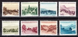 Liechtenstein 1944, Mint Mounted, See Notes, Sc# , SG ,Yt 199-200,202,204,209-212 , Mi - Ungebraucht