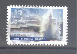 France Autoadhésif Oblitéré N°2086 (Notre Planète Bleue - Geyser - Le Strokkur - Islande) (cachet Rond) - Oblitérés