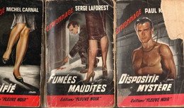 3 Romans Espionnage -  Editions Fleuve Noir Divers  N: 132 N: 256 Et 411  De 1957 .1960  Et 1964 - Fleuve Noir