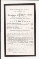 Non Zuster Josephine // Emma Mertens  Aalst , - Andachtsbilder