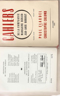 Cahiers De La Compagnie Madeleine Renaud-Jean-Louis Barrault.Paul Claudel Et "Christophe Collomb" - Theatre, Fancy Dresses & Costumes