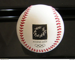 Athens 2004 Olympic Games - Official Ball Of Baseball Sport - Habillement, Souvenirs & Autres