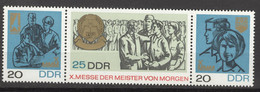 DDR 1320/22 Dreierstreifen ** Postfrisch - Neufs