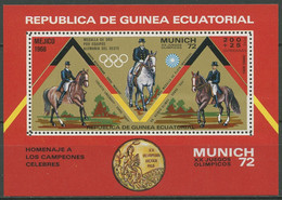 Äquatorialguinea 1972 Olymp. Spiele Deutschland Block 19 Postfrisch (C29834) - Guinea Equatoriale