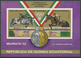 Äquatorialguinea 1972 Olymp. Spiele Deutschland Block 20 Postfrisch (C29833) - Guinée Equatoriale