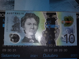Australia 10 Dollars 2017 Pick 63 Polymer - Serial Number CD 171753831 - UNC - NEUF - 2005-... (polymer Notes)