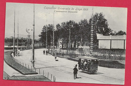 C.P. Liège  = Exposition 1905 :  Automotrice  DECAUVILLE - Luik