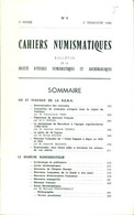 Cahiers Numismatiques. Bulletin D'études Numismatiques Et Archéologiques No 9 - Books & Software