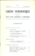 Cahiers Numismatiques . Bulletin De La Société D'études Numismatiques Et Archéologiques No 3 - Books & Software