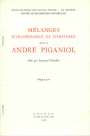 Mélanges D'archéologie Et D'histoire Offerts à André Piganiol.Tirage à Part - Books & Software