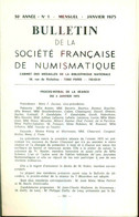 Bulletin De La Société Française De Numismatique. No 1 - Books & Software