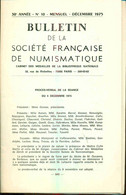 Bulletin De La Société Française De Numismatique No10 - Books & Software