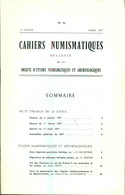 Cahiers Numismatiques . Bulletin De La Société D'etudes Numismatiques Et Archéologiques.No 51 - Books & Software