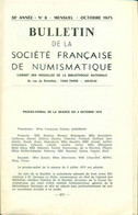 Bulletin De La Société Française De Numismatique. No 8 - Books & Software
