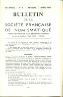 Bulletin De La Société Française De Numismatique No 4 - Books & Software