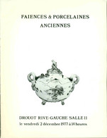 Faïences Et Porcelaines Ancinnes - Livres & Logiciels