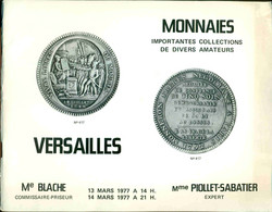 Monnaies Importantes Collections De Divers Amateurs . Versailles .Monnaies Antiques Grecques Romaines Et Gauloises Très - Livres & Logiciels