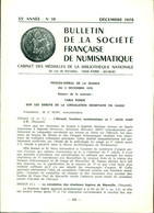 Bulletin De La Société Française De Numismatique . Cabinet Des Médailles De La Bibliothèque Nationale No 10 - Livres & Logiciels